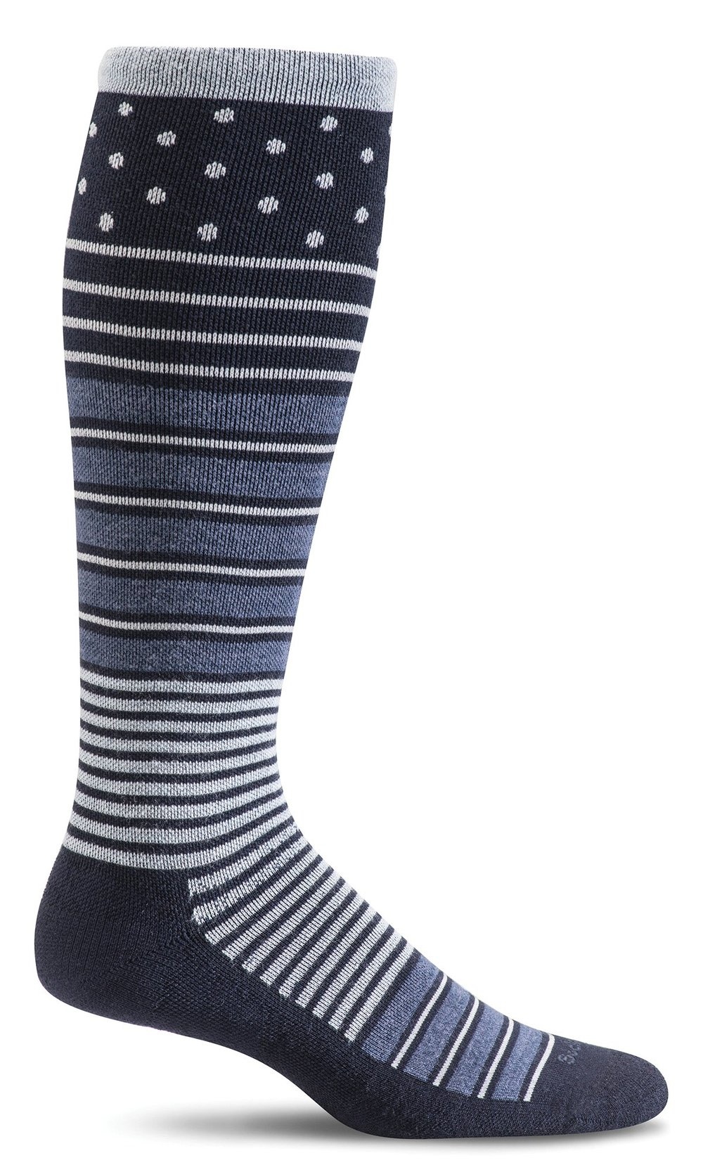 Sockwell - Firm Lifestyle Compression Twister SW29W Navy Women's