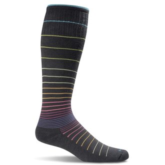Sockwell Sockwell - Moderate Lifestyle Compression - Circulator  - SW1W - Black Stripe - Women's