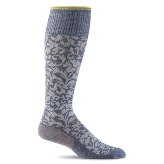 Sockwell Sockwell - Moderate Lifestyle Compression - Damask - SW16W - Denim - Women's