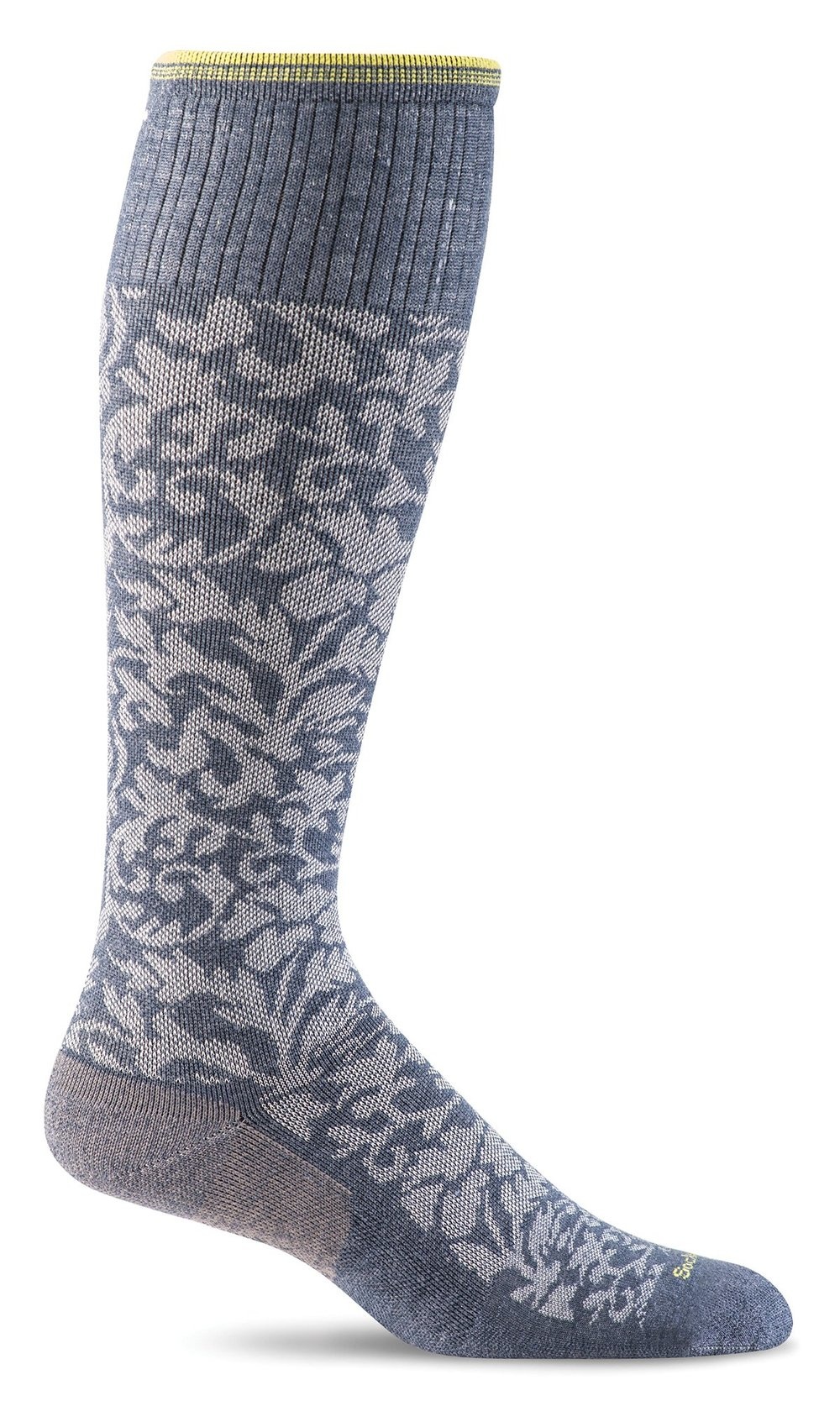 Sockwell - Moderate Lifestyle Compression Damask SW16W Denim Women's