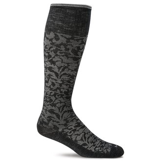 Sockwell Sockwell - Moderate Lifestyle Compression - Damask - SW16W - Black - Women's