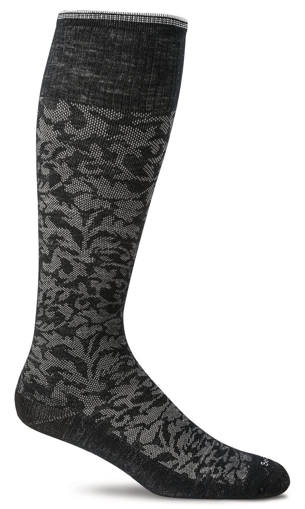 Sockwell - Moderate Lifestyle Compression Damask SW16W Black Women's