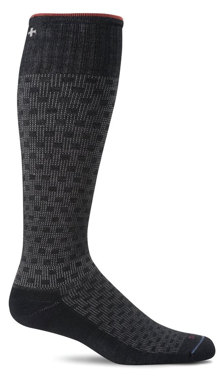 Sockwell Sockwell - Moderate Lifestyle Compression - Shadow Box - SW16M - Black - Men's
