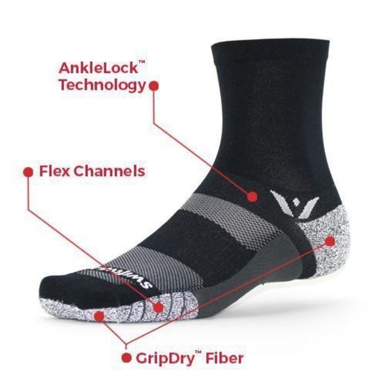 Swiftwick Swiftwick - Flite XT - FIVE - Black