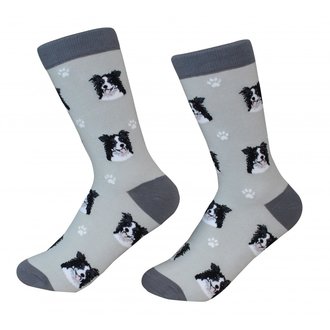 Sock Daddy Sock Daddy - Border Collie - Gray - Crew - Unisex