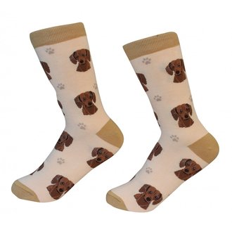 Sock Daddy Sock Daddy - Dachshund - Red - Crew - Unisex