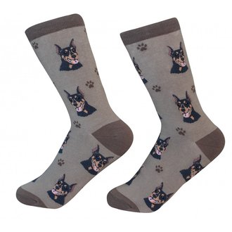 Sock Daddy Sock Daddy - Doberman - Brown - Crew - Unisex