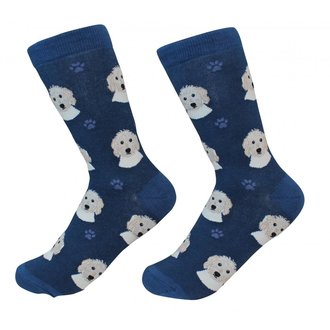 Sock Daddy Sock Daddy - Goldendoodle - Navy - Crew - Unisex