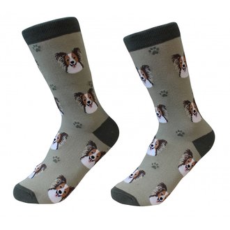 Sock Daddy Sock Daddy - Papillon - Moss - Crew - Unisex