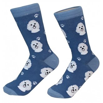 Sock Daddy Sock Daddy - Poodle - Blue - Crew - Unisex