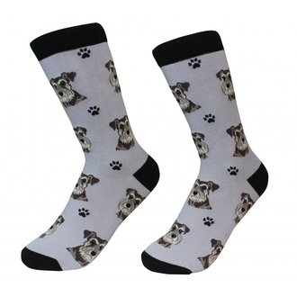 Sock Daddy Sock Daddy - Schnauzer - Gray - Crew - Unisex