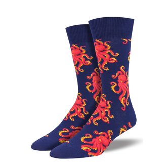 Socksmith Socksmith - Socktopus - Navy - Crew - Men's
