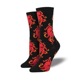 Socksmith Socksmith - Socktopus - Black - Crew - Women's