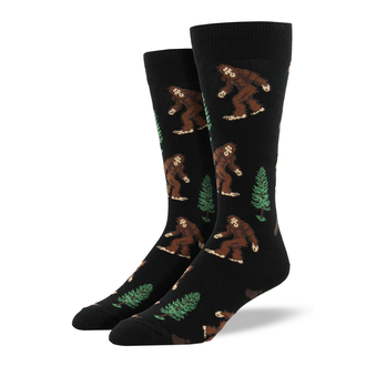 Socksmith Socksmith - King Size - Bigfoot - Black - Crew - Men's