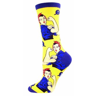Socksmith Socksmith - Rosie - Yellow - Crew - Women's