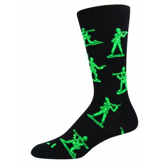 Socksmith Socksmith - Army Men - Black - Crew - Men's