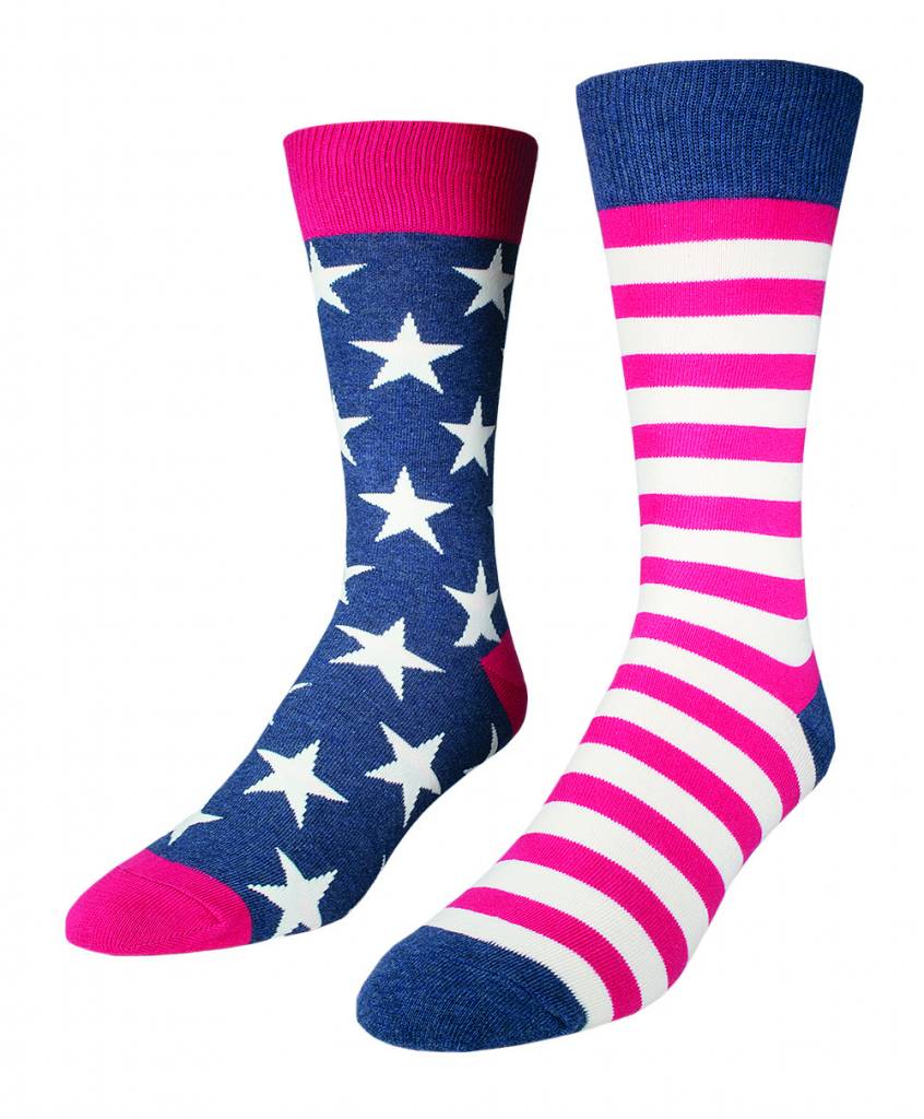 Socksmith - Flag - Vintage Blue - Crew - Men's