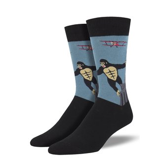 Socksmith Socksmith - King Kong - Blue - Crew - Men's