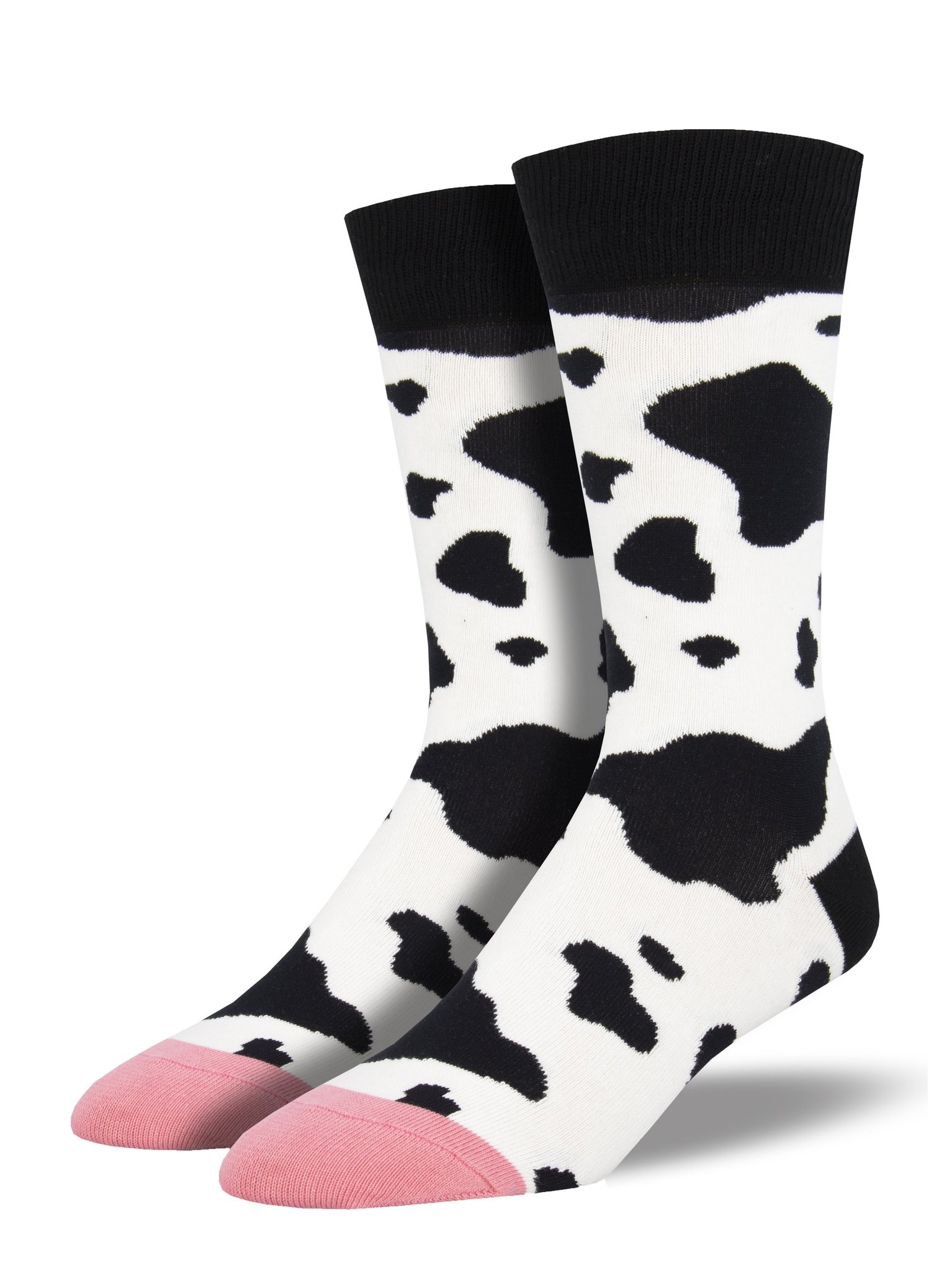 Socksmith - Moooo! - White - Crew - Men's