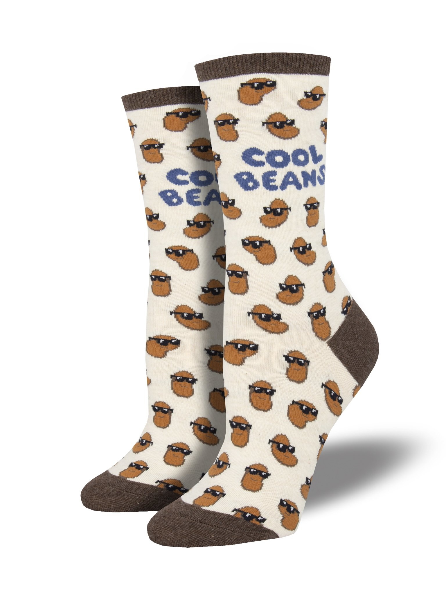 Socksmith - Cool Beans - Ivory Heather - Crew - Women's