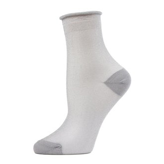 MeMoi MeMoi - Metallic Sheer - Shortie - Silver - MWF-000073 - Women's