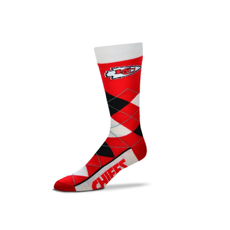 For Bare Feet FOR BARE FEET - Argyle Lineup - Kansas City Chiefs - Unisex - OSFM