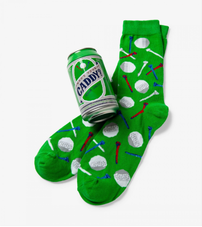 Little Blue House Little Blue House - Who's Your Caddy - Beer Can Sock - Men's