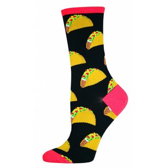 Socksmith Socksmith - Tacos - Black - Crew - Women's