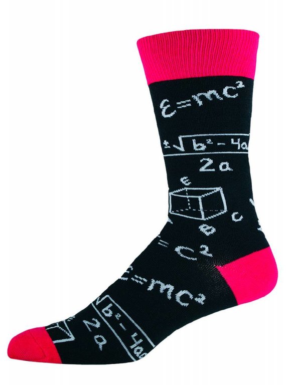 Socksmith Socksmith - Math - Black - Crew - Men's