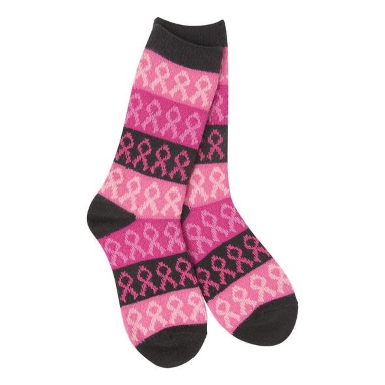 World's Softest World's Softest - Gallery Crew - WS66614 - Pink Multi (Breast Cancer Awareness)