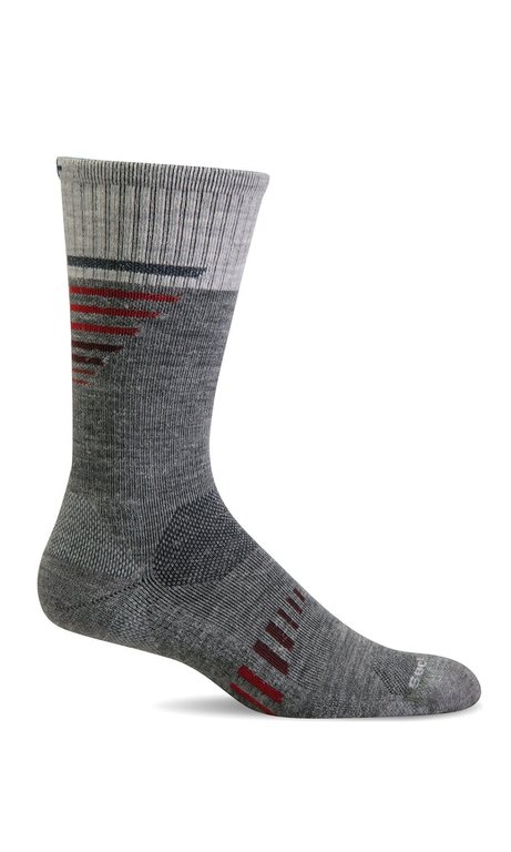 Sockwell Sockwell - Moderate Compression - Ascend II Crew - CT36M - Grey - Men's