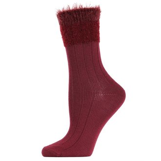MeMoi MeMoi - Parfait Striped - Crew - Burgundy - MCF05390 - Women's