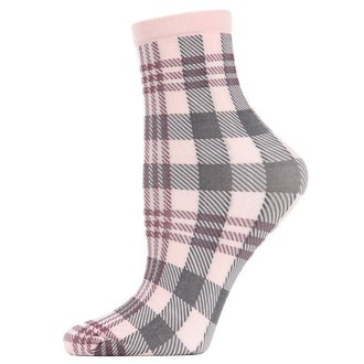MeMoi MeMoi - Perfect Plaid - Anklet - Dusty Rose - MAF02188 - Women's