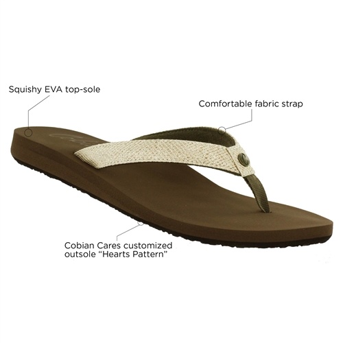 Cobian - Fiesta Skinny Bounce Sandal Tan Women's