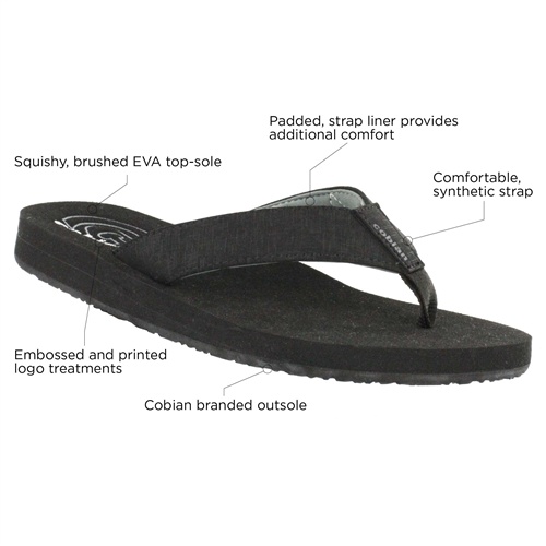 Cobian - Floater Sandal Black Men's
