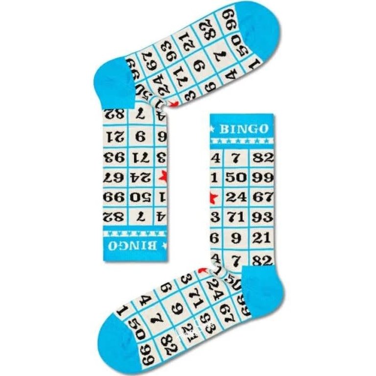 Happy Socks - Bingo - Blue/White - Crew - Unisex