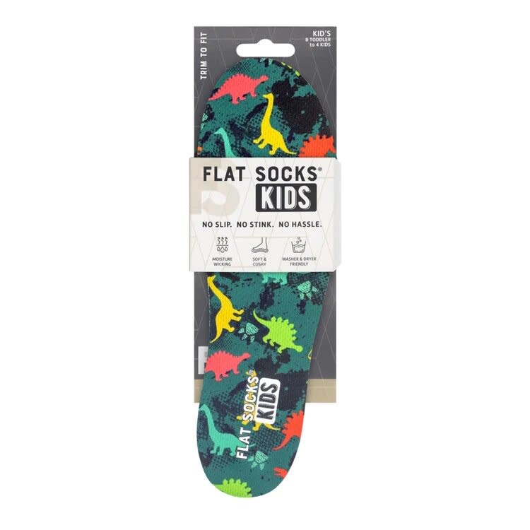 Flat Socks - Mesh - Dinosaur - Kids