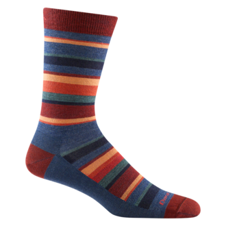 Darn Tough Vermont Darn Tough - Druid - Lightweight Lifestyle Crew - Denim - Men's