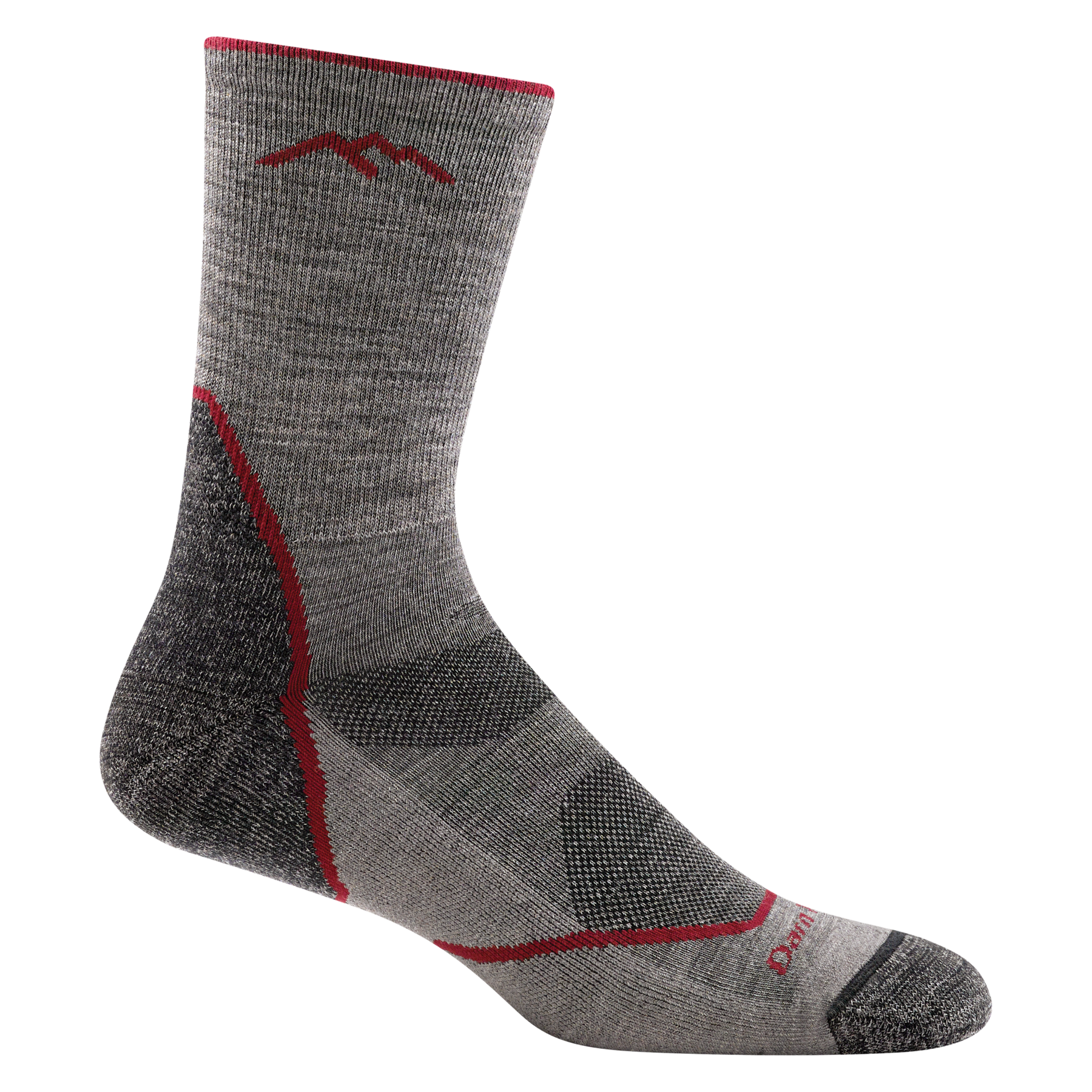 DARN TOUGH - Light Hiker Lightweight Micro Crew Taupe Men's