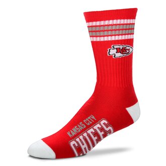 For Bare Feet FBF - 4-Stripe Deuce - Kansas City Chiefs - Unisex