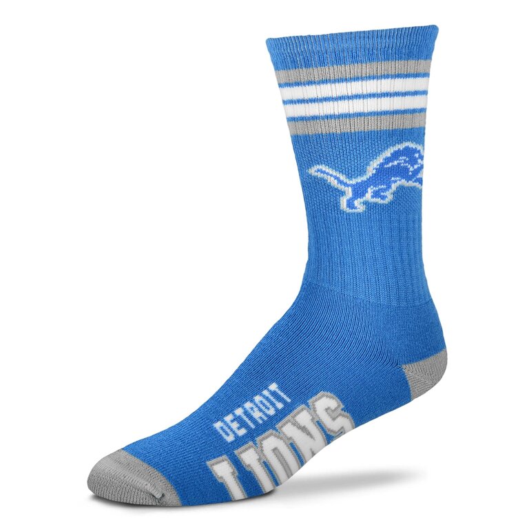 For Bare Feet FBF - 4-Stripe Deuce - Detroit Lions - Unisex