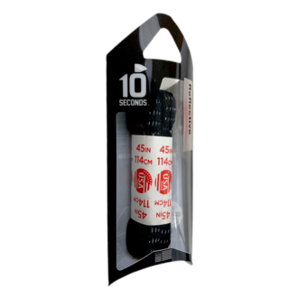 10 Seconds - Flat Reflective Laces - Black