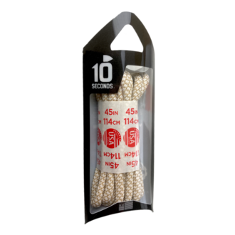 10 Seconds - Honeycomb Laces - Ivory/Sand