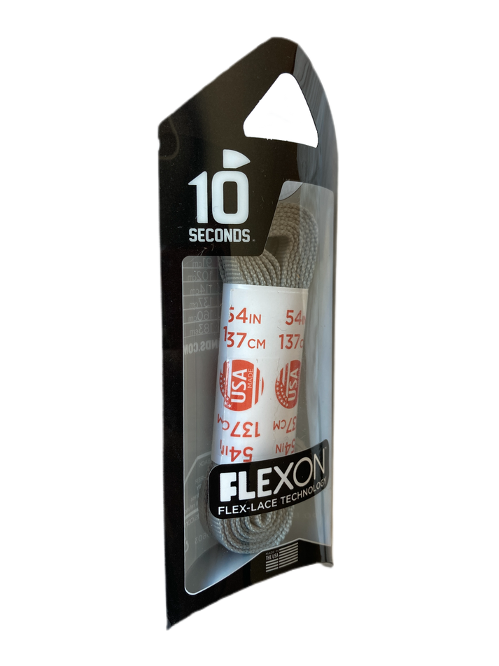 10 Seconds - Flexon  Laces - Grey