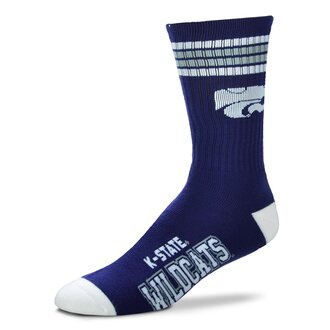 For Bare Feet FBF - 4-Stripe Deuce - Kansas State Wildcats - Unisex