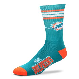 For Bare Feet FBF - 4-Stripe Deuce - Miami Dolphins - Unisex