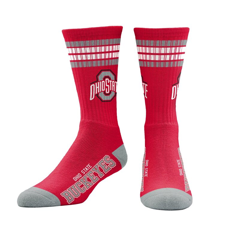 For Bare Feet FOR BARE FEET - 4-Stripe Deuce - Ohio State Buckeyes - Youth