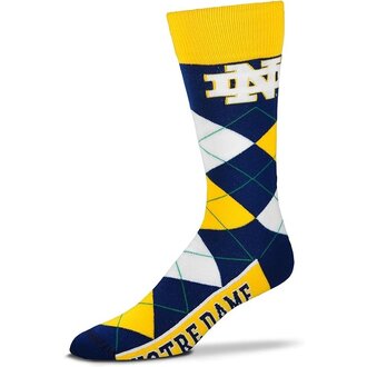 For Bare Feet FOR BARE FEET - Argyle Lineup - Notre Dame Fighting Irish - Unisex - OSFM
