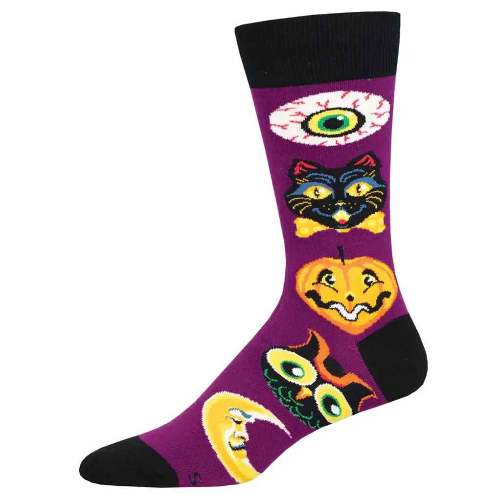 Socksmith - All Hallows' Eve - Purple - Crew - Men's