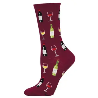 Socksmith Socksmith - Fine Wine - Red Heather - Crew - Women's